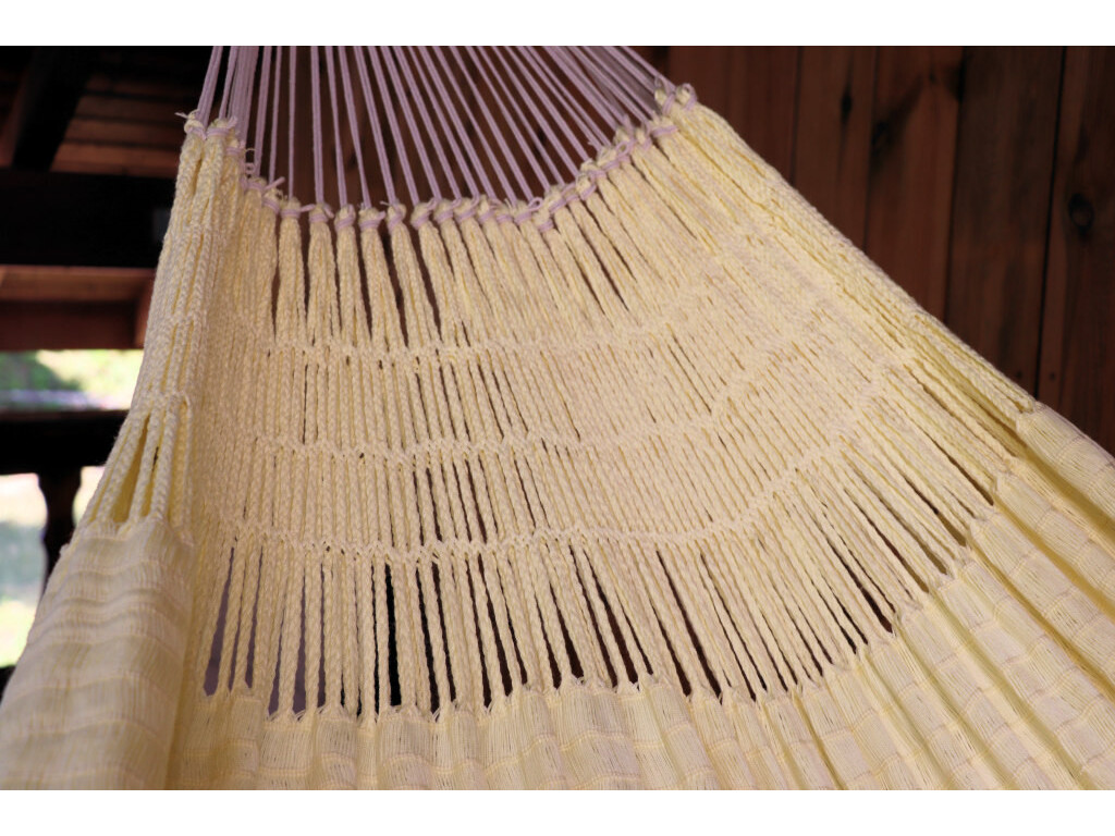 Hamac double face Wayuu Chinchorro Jaune 16