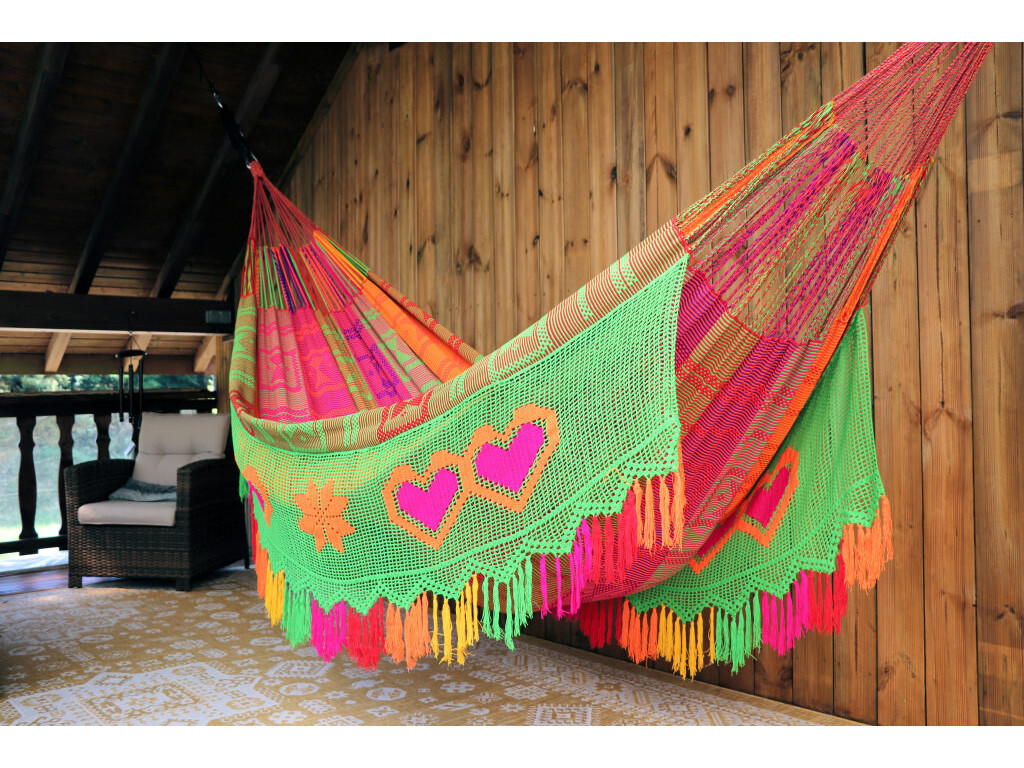 Hamac tissé main XXL en acrylique 19 Camila