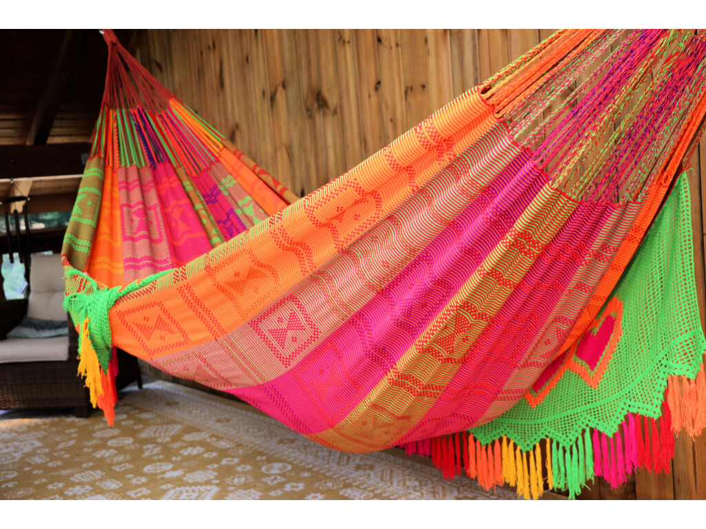 Hamac tissé main XXL en acrylique 19 Camila