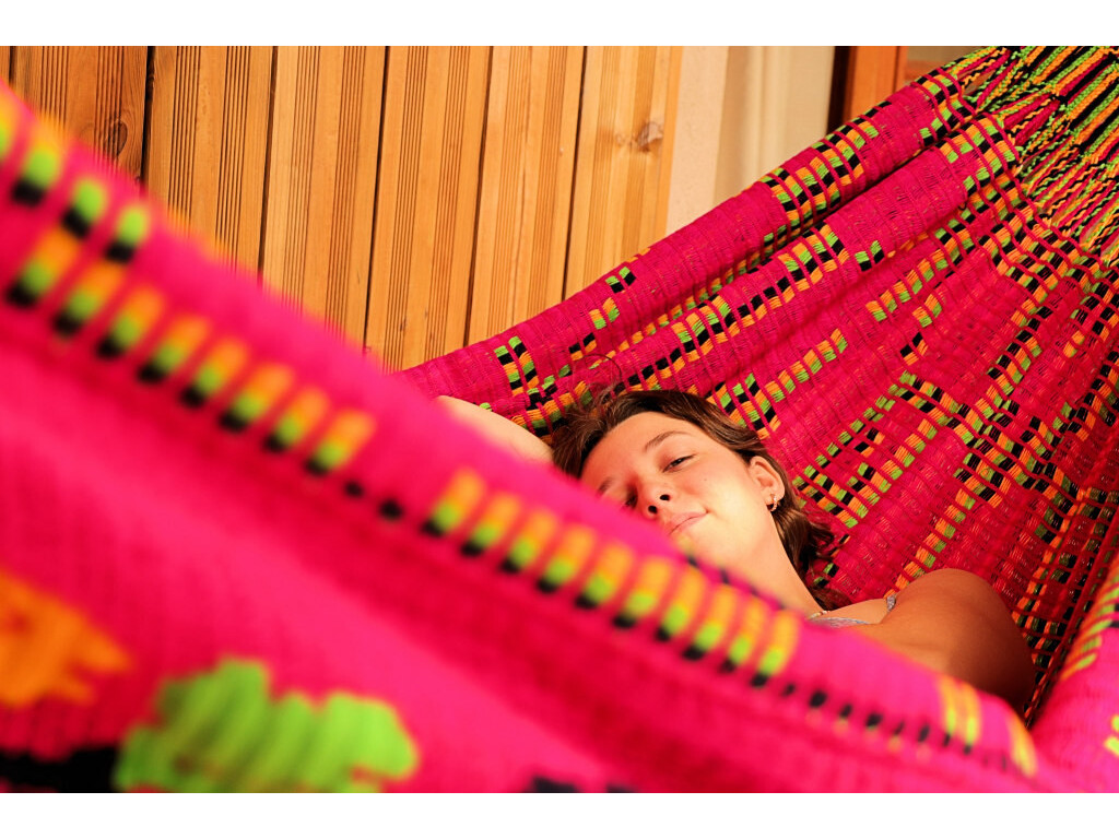 Hamac Wayuu Chinchorro Rose 40