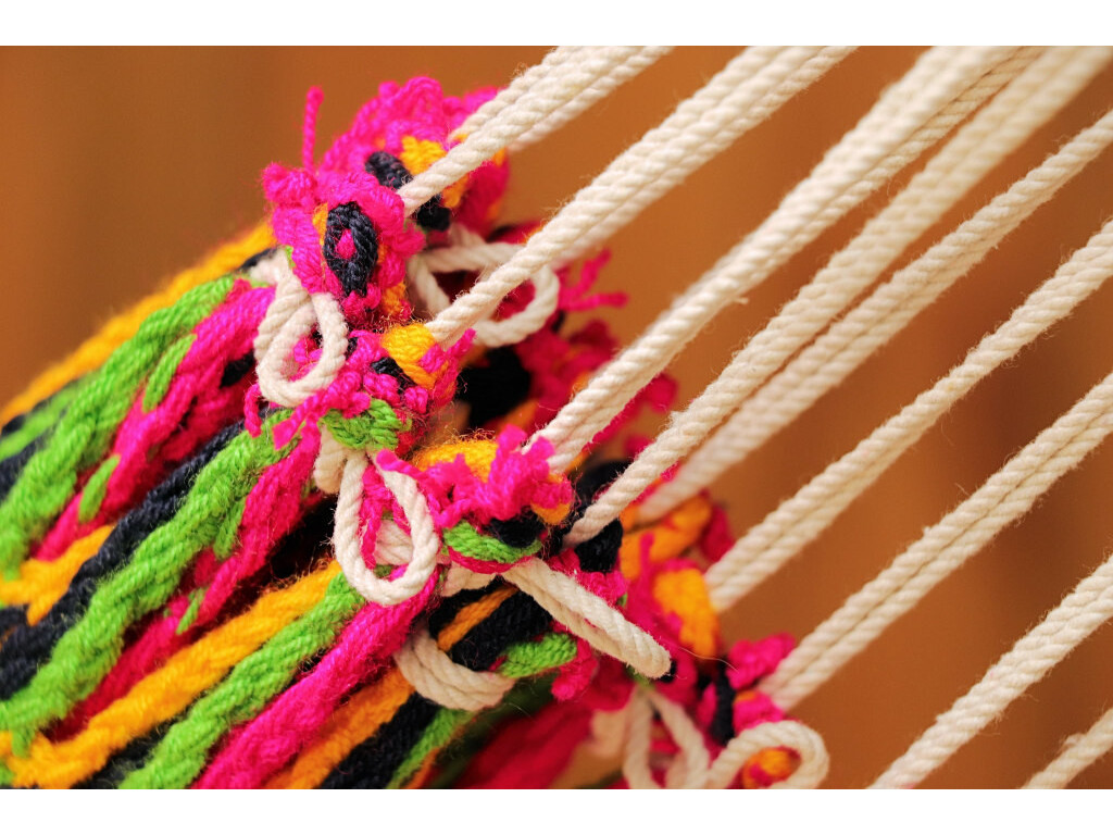Hamac Wayuu Chinchorro Rose 40