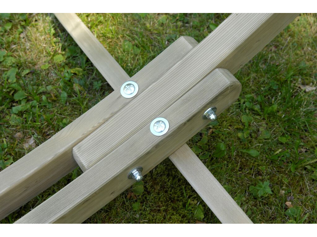Support pour hamac double en bois Olympe - Résistant et élégant