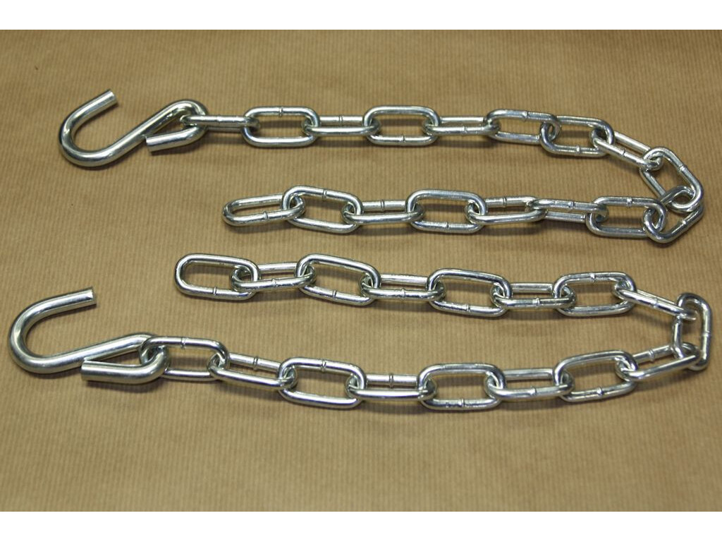 Paire de chaines avec crochets