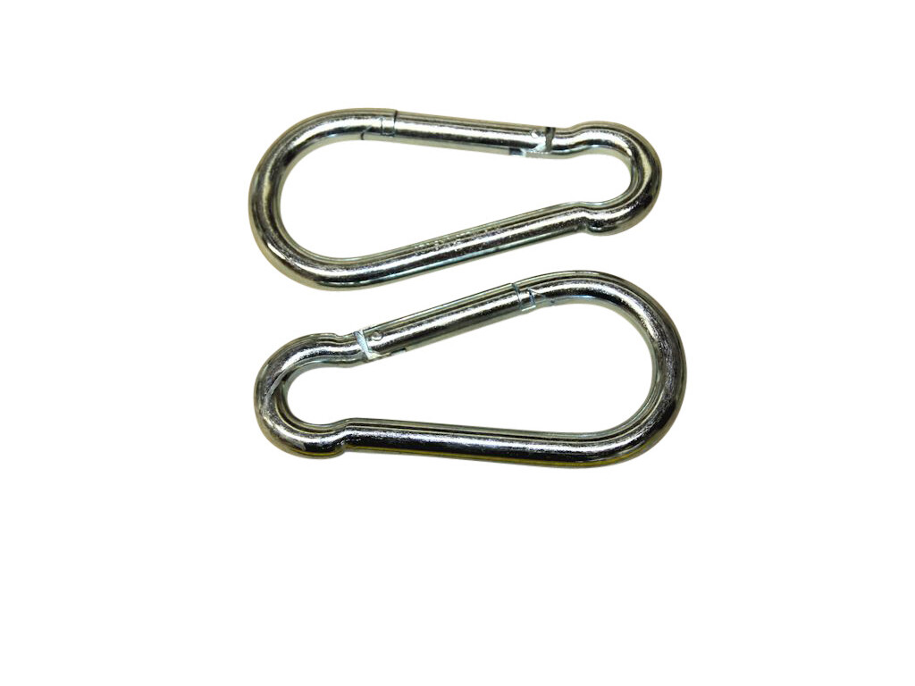 Paire de mousquetons en acier pour hamac