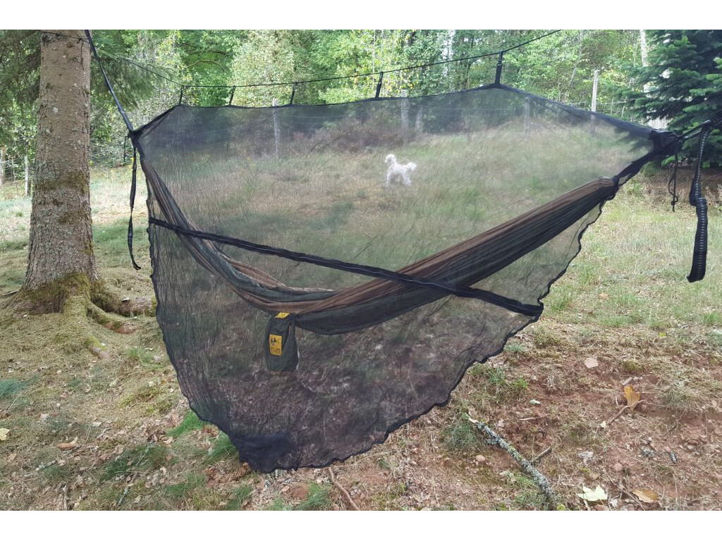 Moustiquaire noire Bee Safe pour hamac de voyage