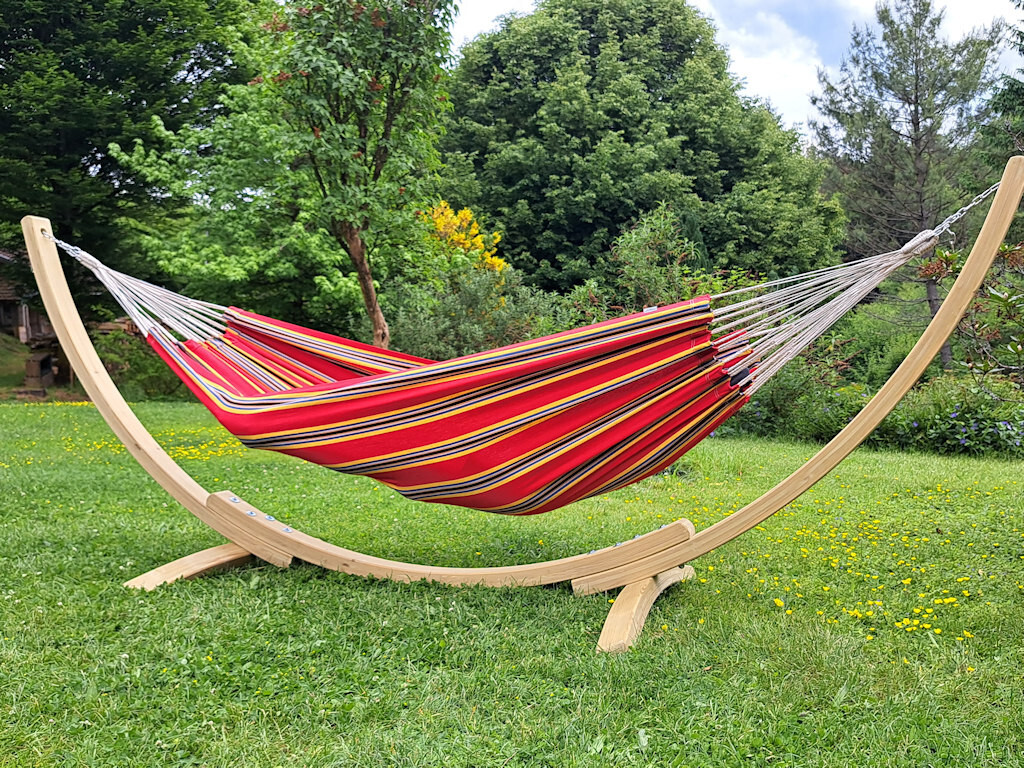 Support hamac Apollo + hamac simple San-Andrès rouge