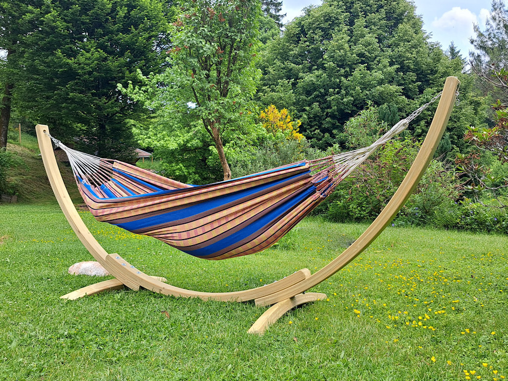 Support Apollo + solo Carthagène bleu