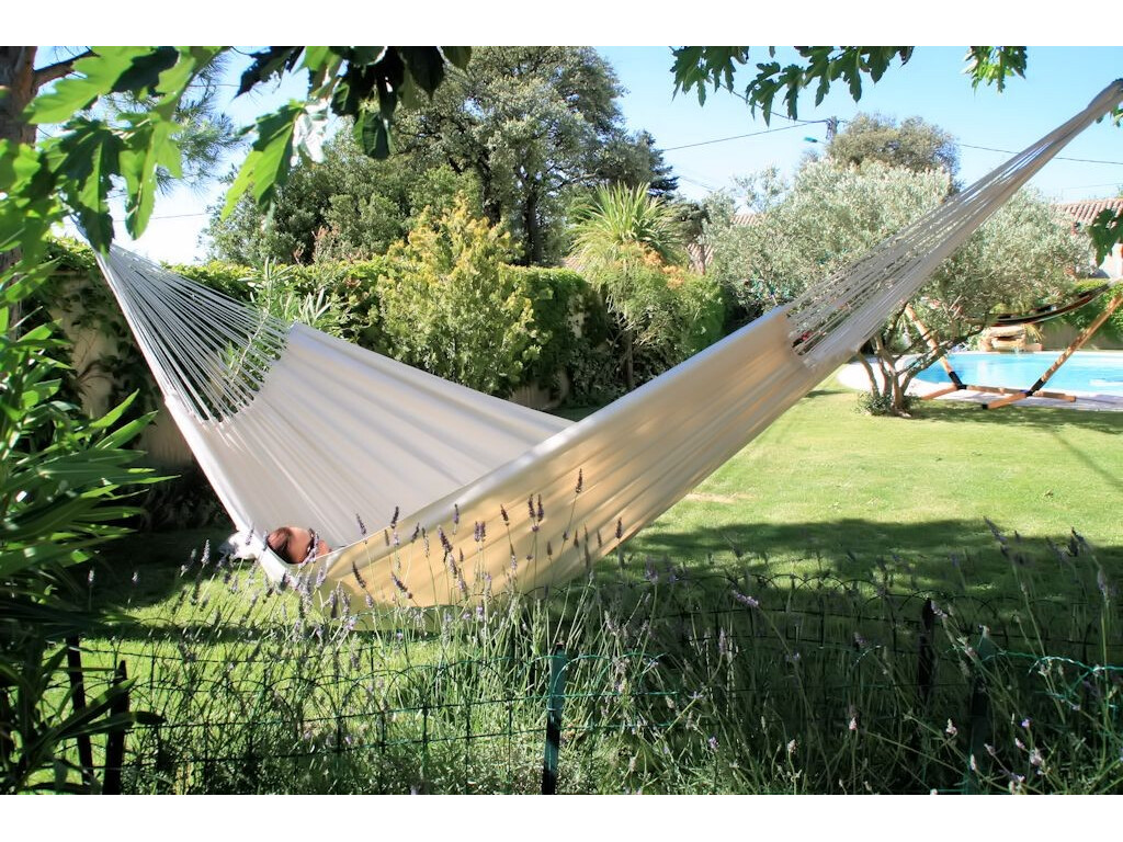 Hamac XL écru 180 cm - Hamac colombien en coton | Hamac.fr