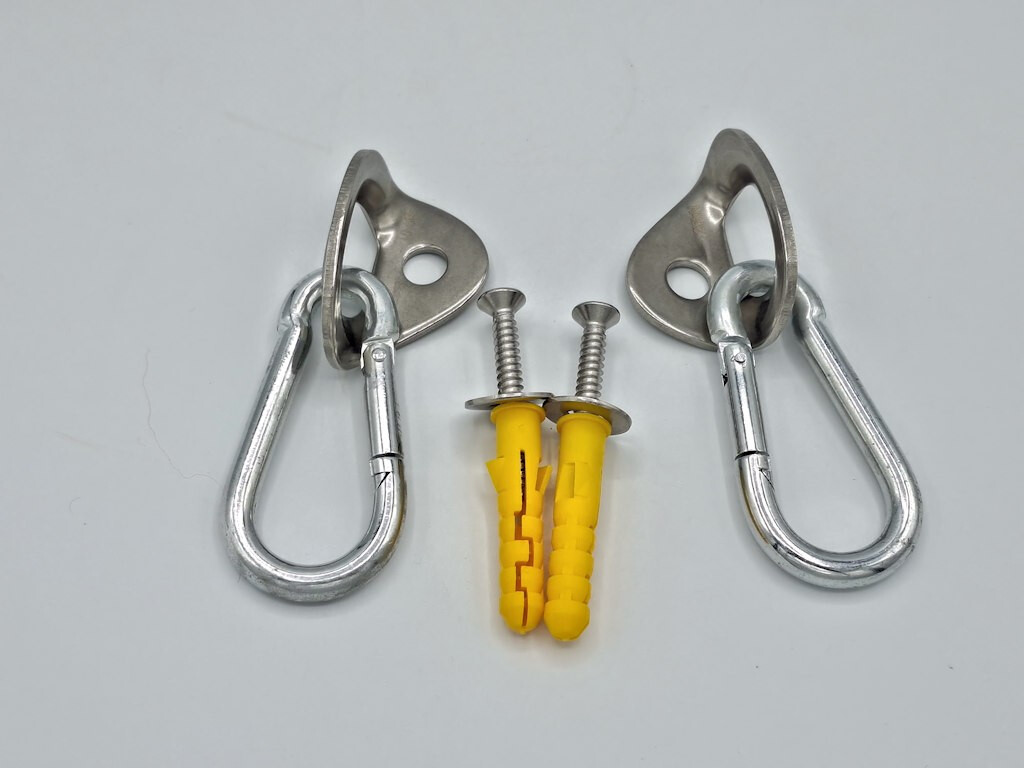 Kit fixation hamac inox 25 kN | Hamac.fr