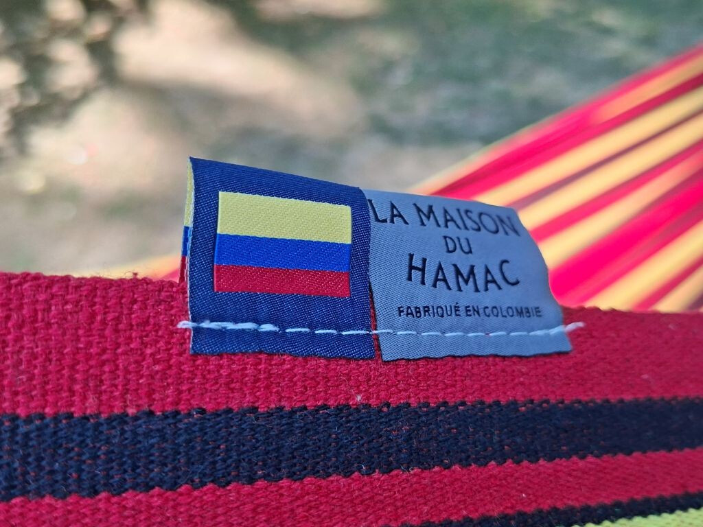 Hamac XL Fuego colombien | 180 cm | Coton recyclé