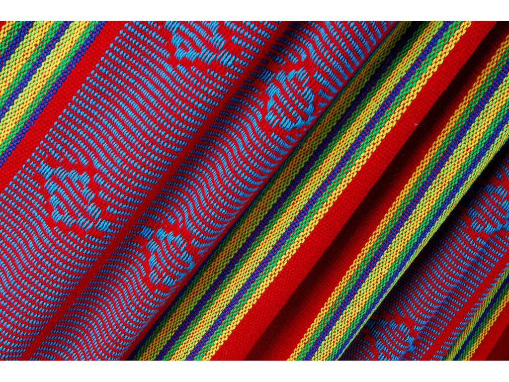 Hamac en toile: Hamac double: Hamac double en toile coton recyclé Cali Violeta