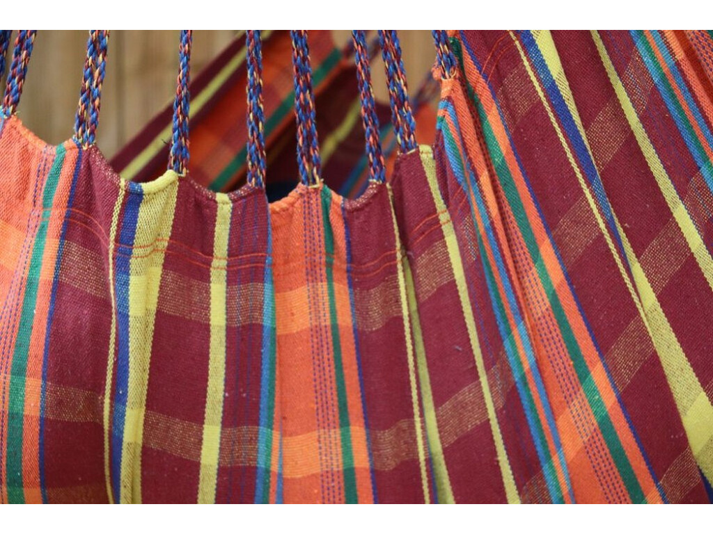 Fauteuil suspendu: Fauteuil suspendu : Hamac suspendu rouge de la Colombie Madras Fauteuil suspendu: Fauteuil suspendu : Hamac suspendu rouge de la Colombie Madras