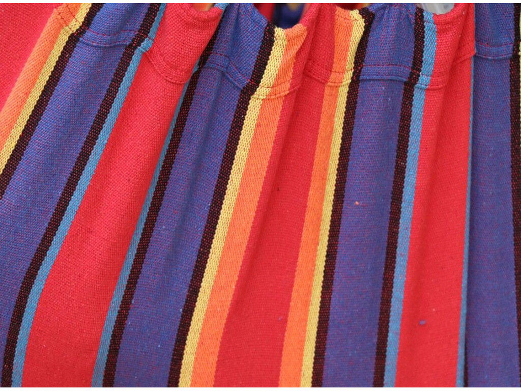 Hamac chaise orange fabriqué en Colombie