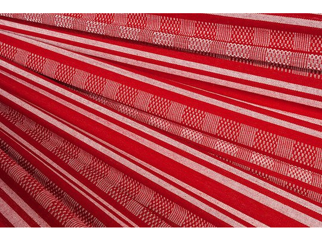 Hamac double en coton recyclé Rouge - modèle Colombiana rouge