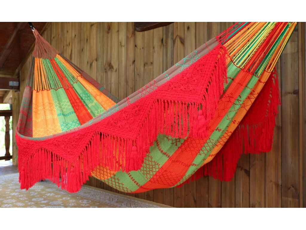 Hamac de luxe tissé main en acrylique Guindilla - Confort et élégance