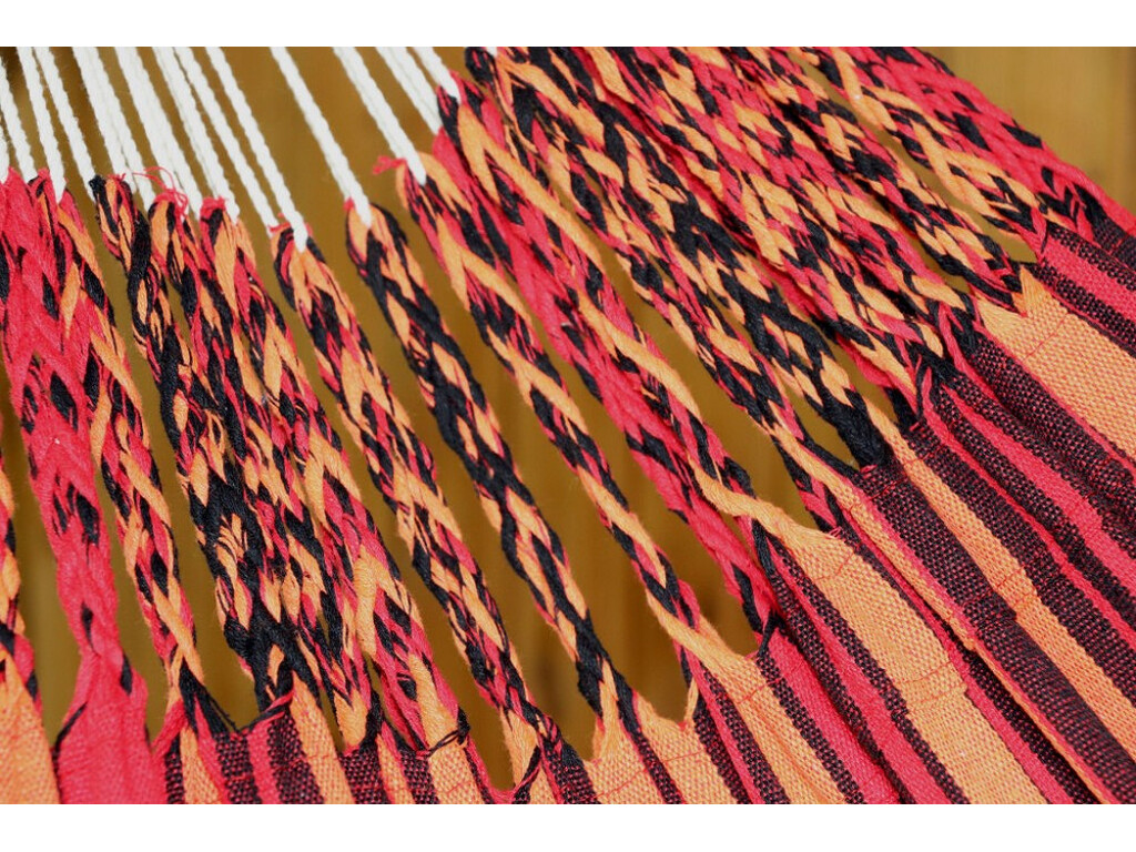 Hamac XL en coton recyclé Colombien - Fuego