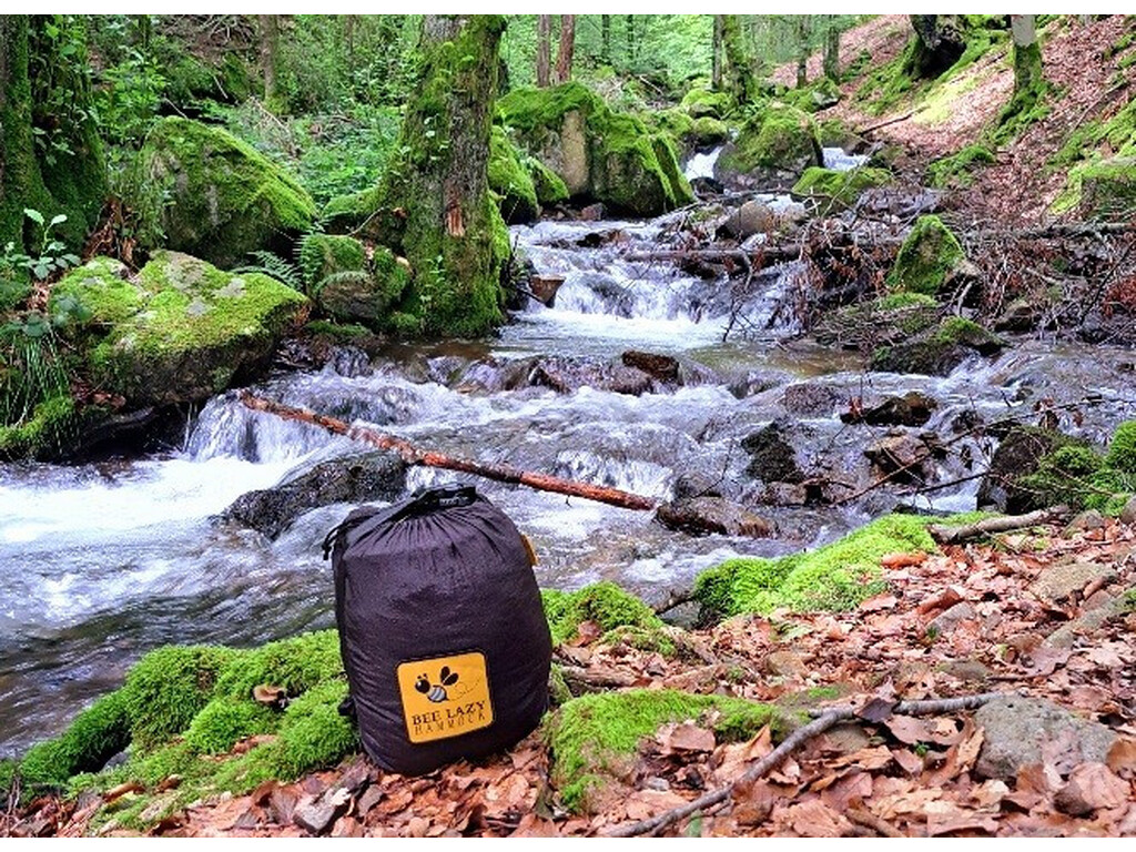 Hamac de voyage double ultra léger avec moustiquaire intégrée