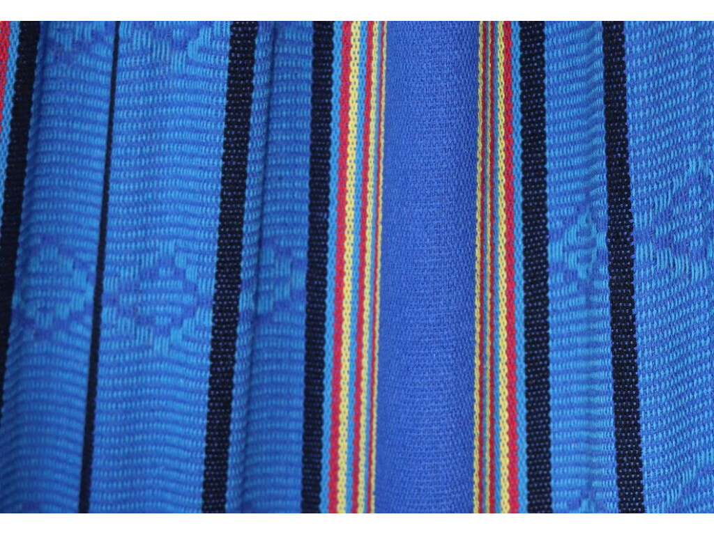 Hamac double Colombien bleu - modèle Caraïbes