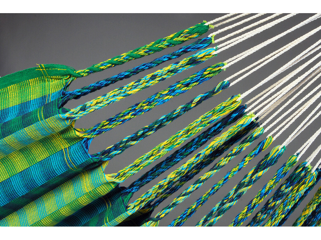 Hamac double de luxe vert- Colombia esmeralda