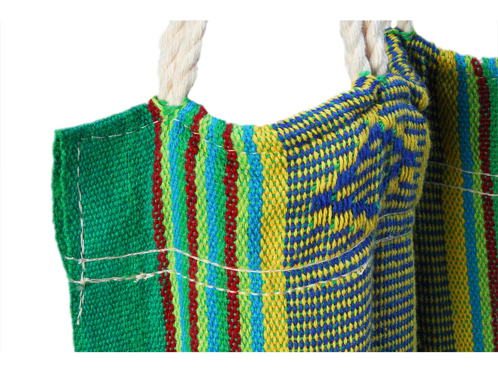 Hamac double en coton recyclé Cali Esmeralda - Confort pour deux