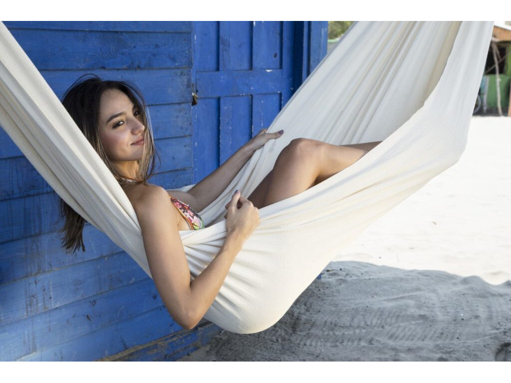 Hamac double de la colombie écru-modèle Tinga Hamac double de la colombie écru-modèle Tinga