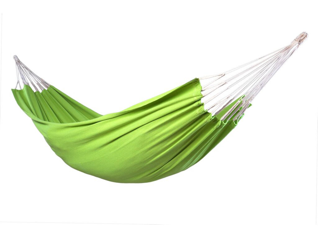 Hamac simple colombien en coton recyclé pistache