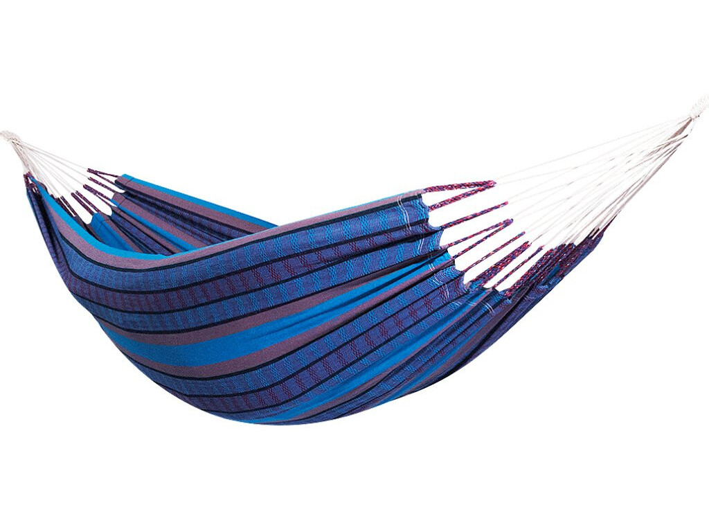 Hamac simple colombien en coton recyclé turquoise – Modèle Princesa