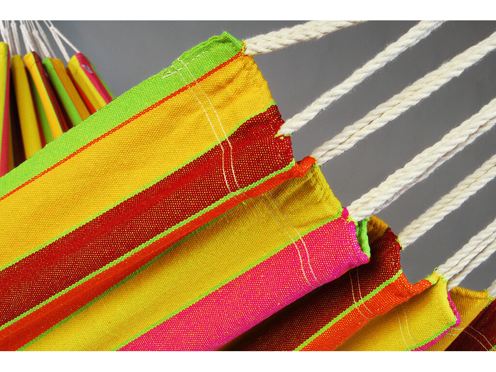 Hamac une place colombien jaune - Modèle Pastela