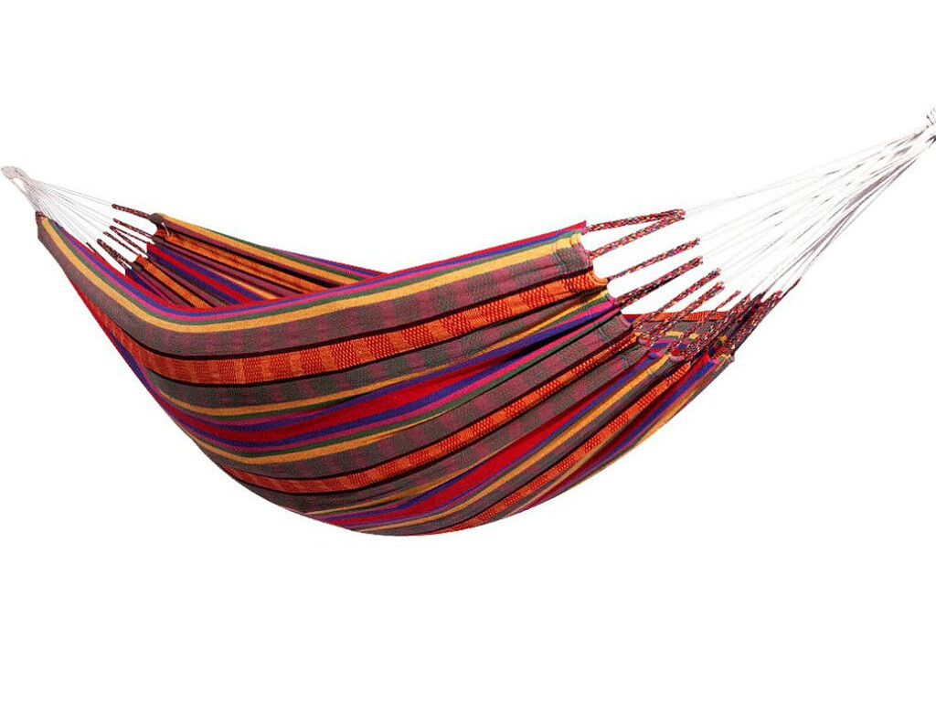 Hamac une place en coton recyclé  orange - Modèle Villareal