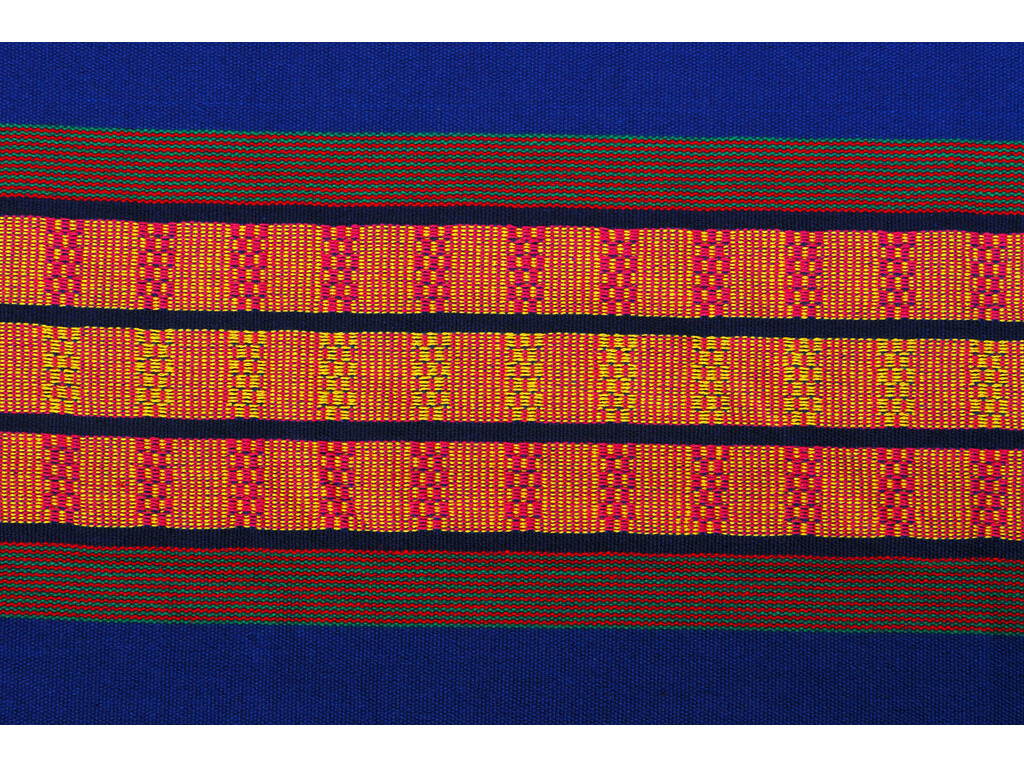 Hamac une place bleu en coton recyclé - Modèle Carthagène Azul Hamac une place bleu en coton recyclé - Modèle Carthagène Azul