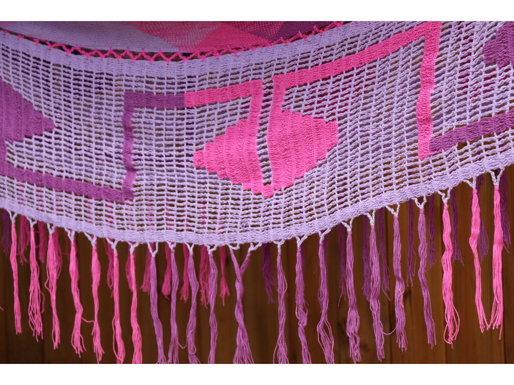 Hamac Chinchorro Wayuu Rose L 44 Hamac Chinchorro Wayuu Rose L 44