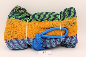 Hamac Mexicain filet une place Maya en coton S8
