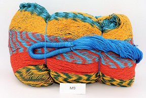 Hamac filet matrimonial en coton Mexicain duo M9
