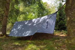 HammockRechel Hamac de camping portable en tissu de parachute avec moustiquaire pour une personne 