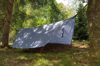 Moustiquaire hamac et tarp pour hamac en toile de parachute