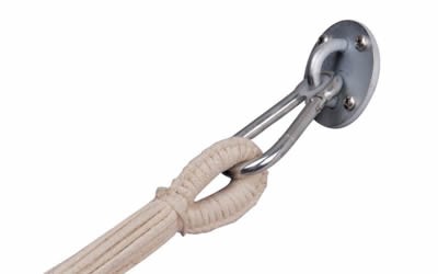 Accessoires pour hamac : cordes de suspension, mousquetons et autres équipements