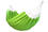 Hamac en toile : Hamac simple : Hamac écologique en coton recyclé de couleur pistache pour une personne
