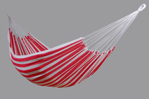Hamac en toile de coton : Hamac double : Hamac double Listrada Vermelha