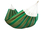 Hamac en toile : Hamac double :  Hamac double écologique en coton recyclé Cali Esmeralda - 160 cm de largeur