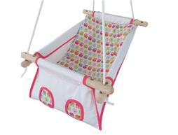 Hamac Toile : Hamac Bébé : Zébul'hamac pistache et petites oranges