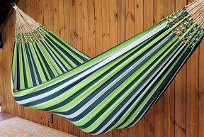 Hamac XL vert de la Colombie 180 cm Amazona