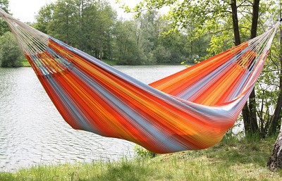 Hamac XL Familial : Détente Unique avec Toile de Coton Colombien