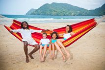 Hamac XXL géant en toile de coton du Brésil et de la Colombie