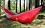 Hamac double en toile de parachute Bee Lazy Rouge et Gris