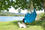 Fauteuil suspendu : Fauteuil suspendu  : Hamac chaise de la Colombie XL bleue Lagoon