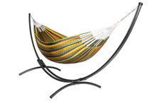Support hamac : Ensemble Support métal + Hamac : Support Calypso + hamac duo Colombia Rosa